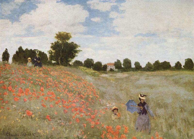 Claude Monet Mohnblumen oil painting picture